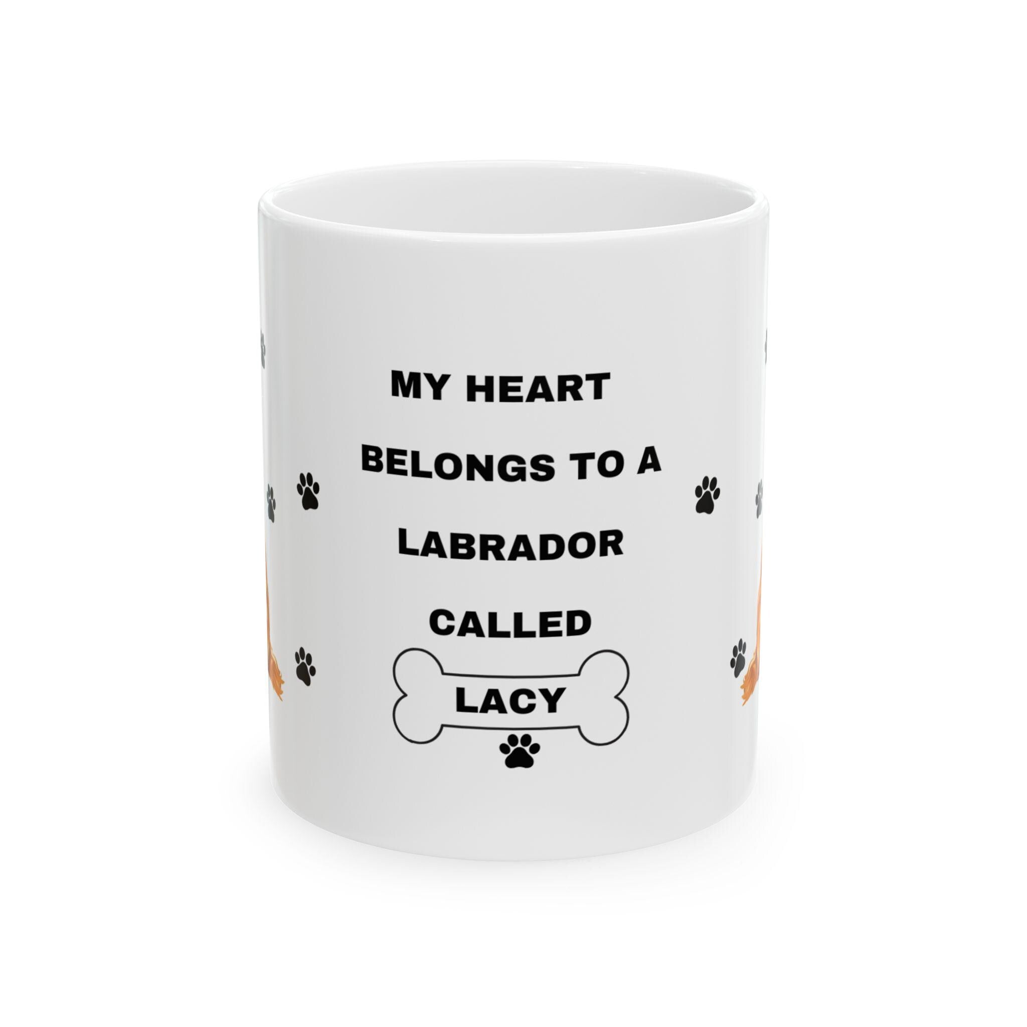 Personalised Labrador Dog Mug: Gift for Dog Lover