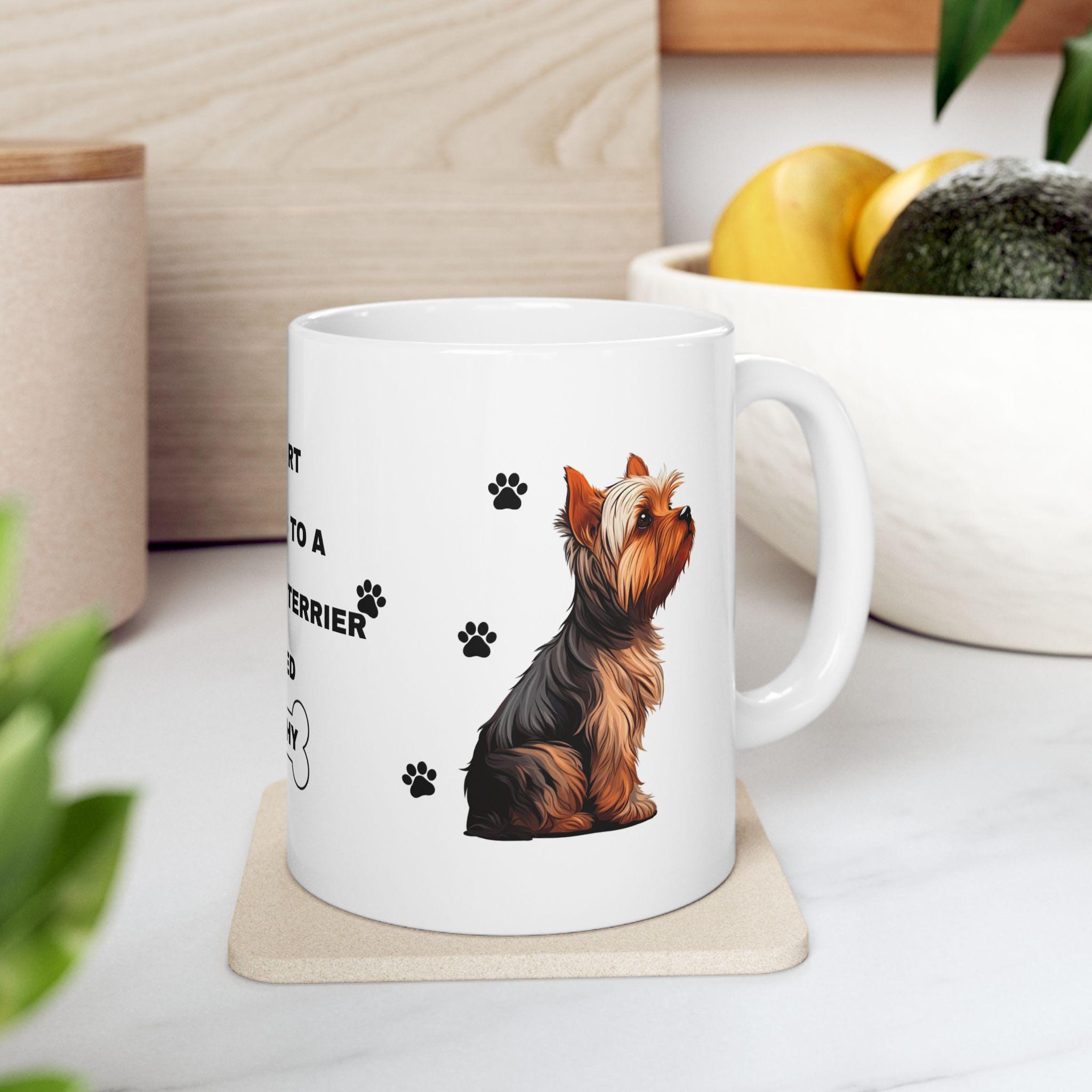 Personalised Yorkshire Terrier Mug, Dog Lover Gift