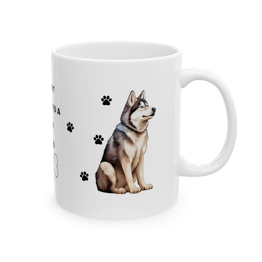 Personalised Husky Dog Mug: Gift for Dog Lovers