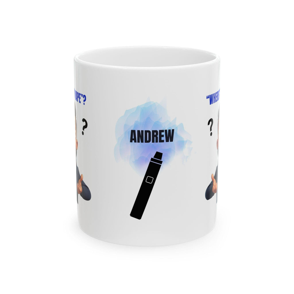 Personalised "Where's My Vape?" Mug, Funny Gift