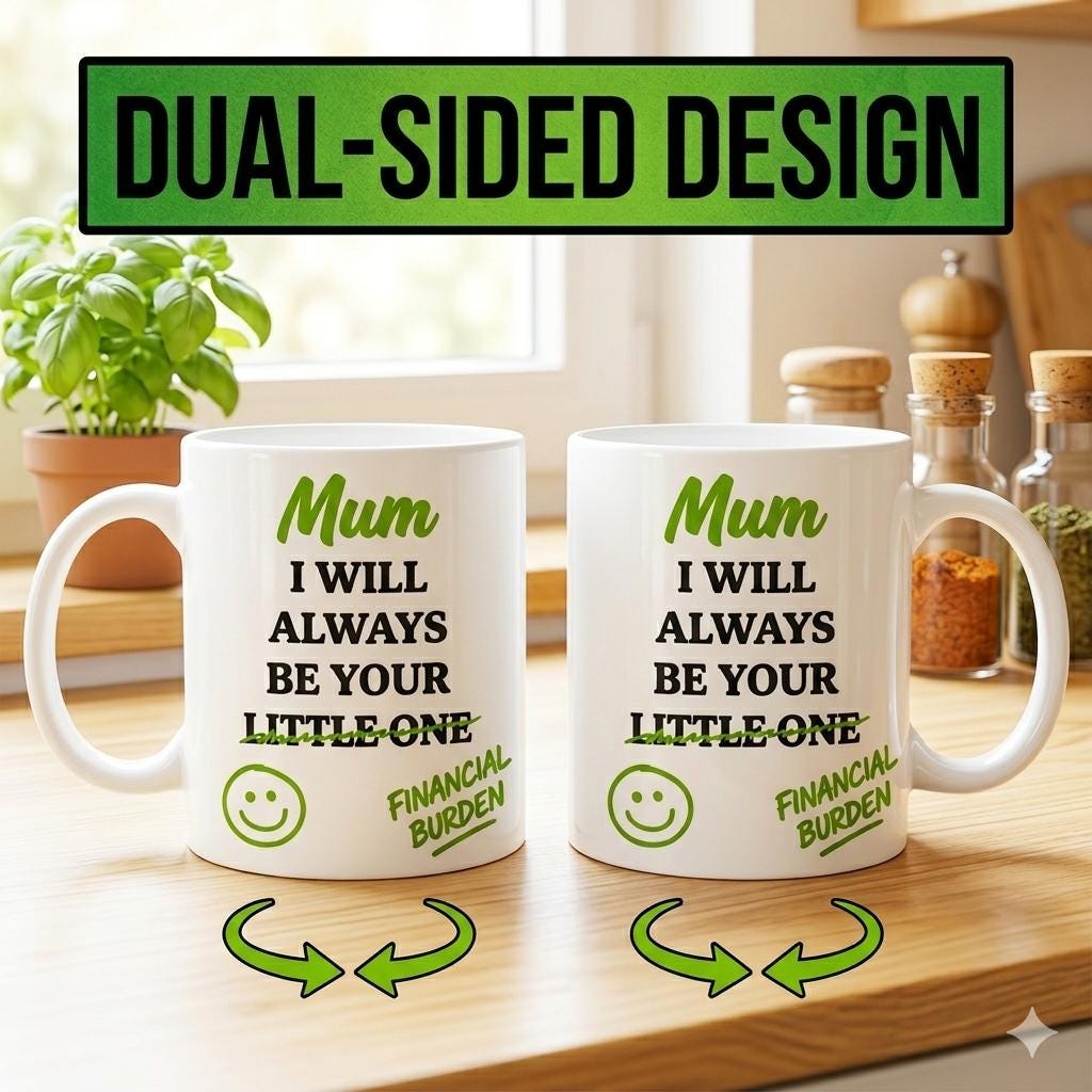 Funny Mothers Mums Mug, I Will Always Be Your Financial Burden, Joke Cup 11oz