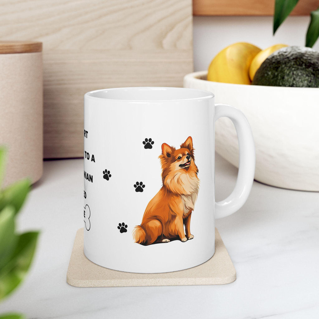 Personalised Pomeranian Dog Mug: Gift for Dog Lovers