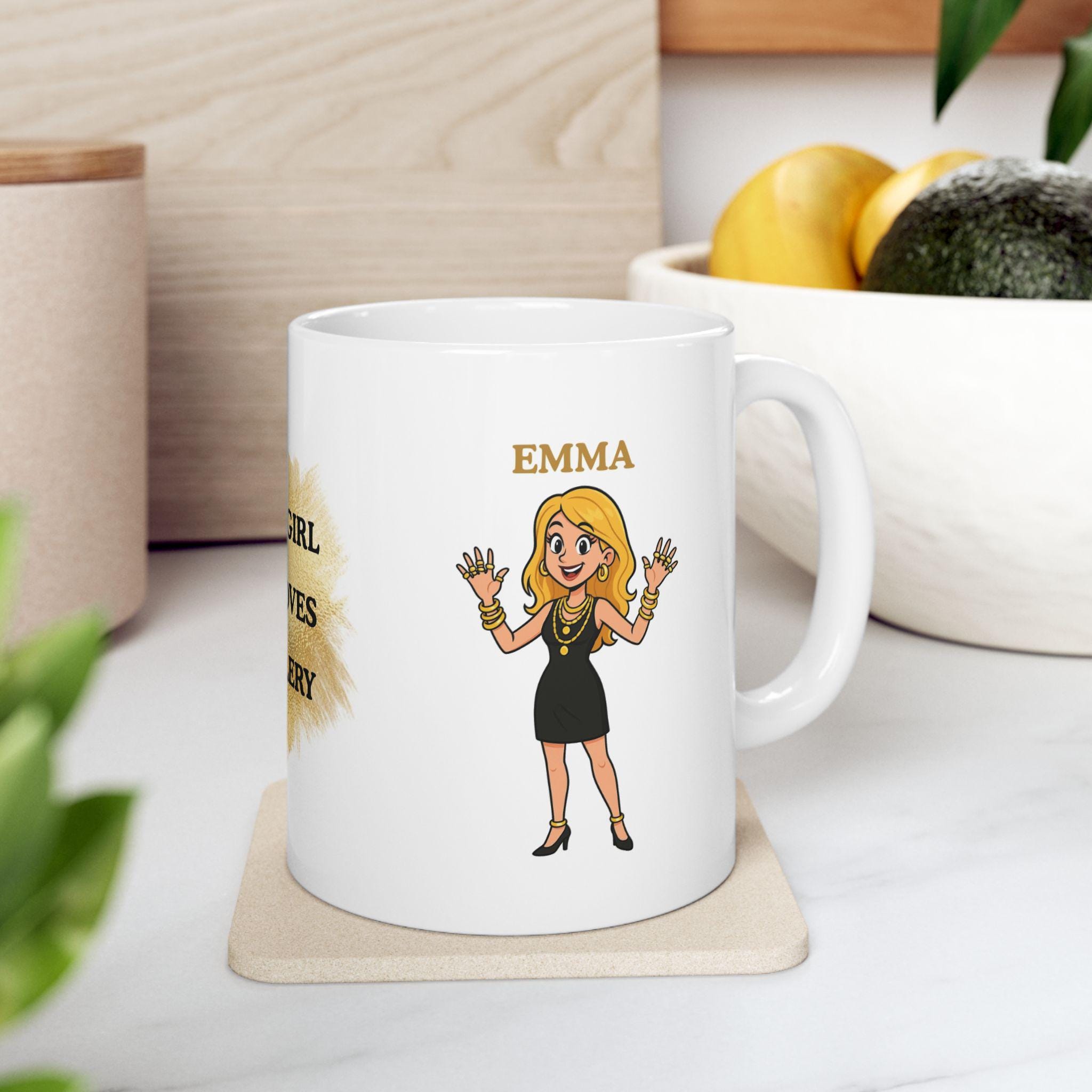 Jewelry Lover Mug, Personalised Gift