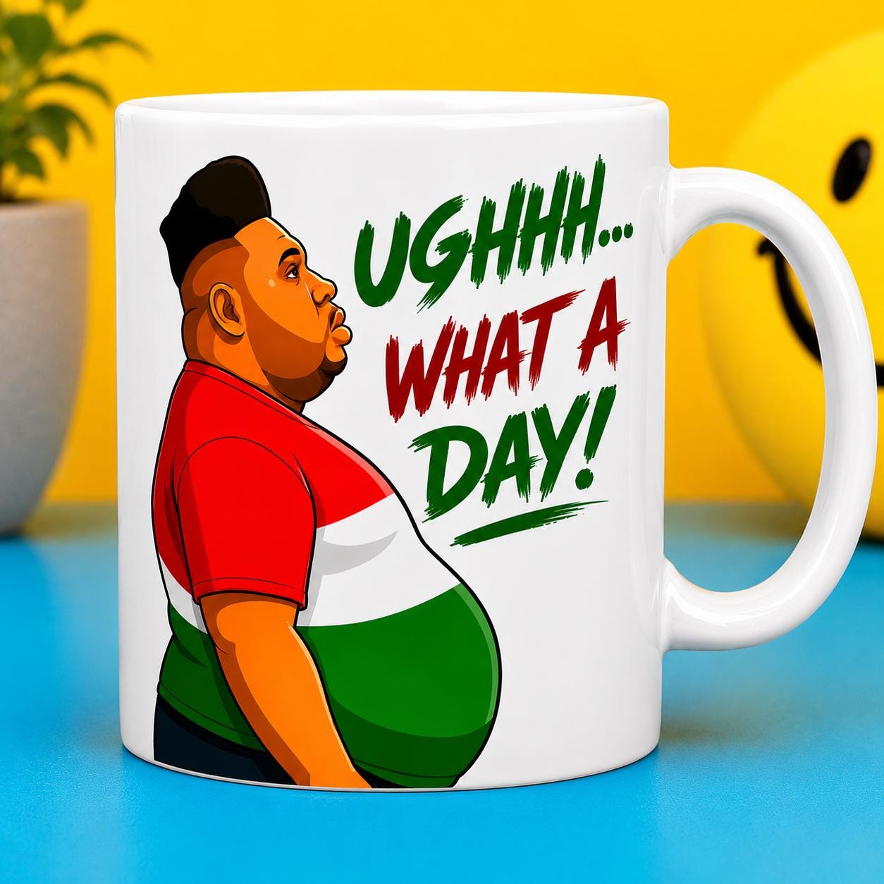 Personalised Ughhhh what a day mug, long day, funny, banter, gift, 11oz Cup