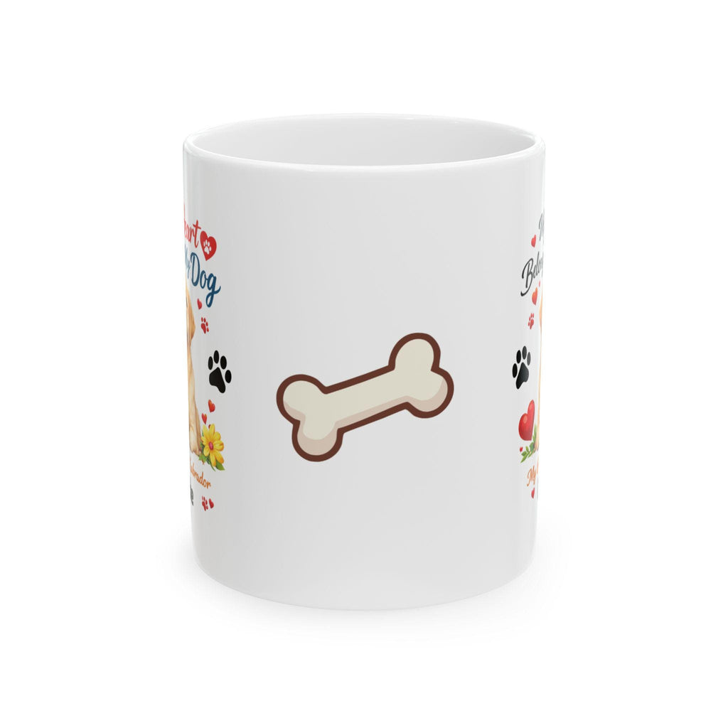 Labrador dog mug, personalised