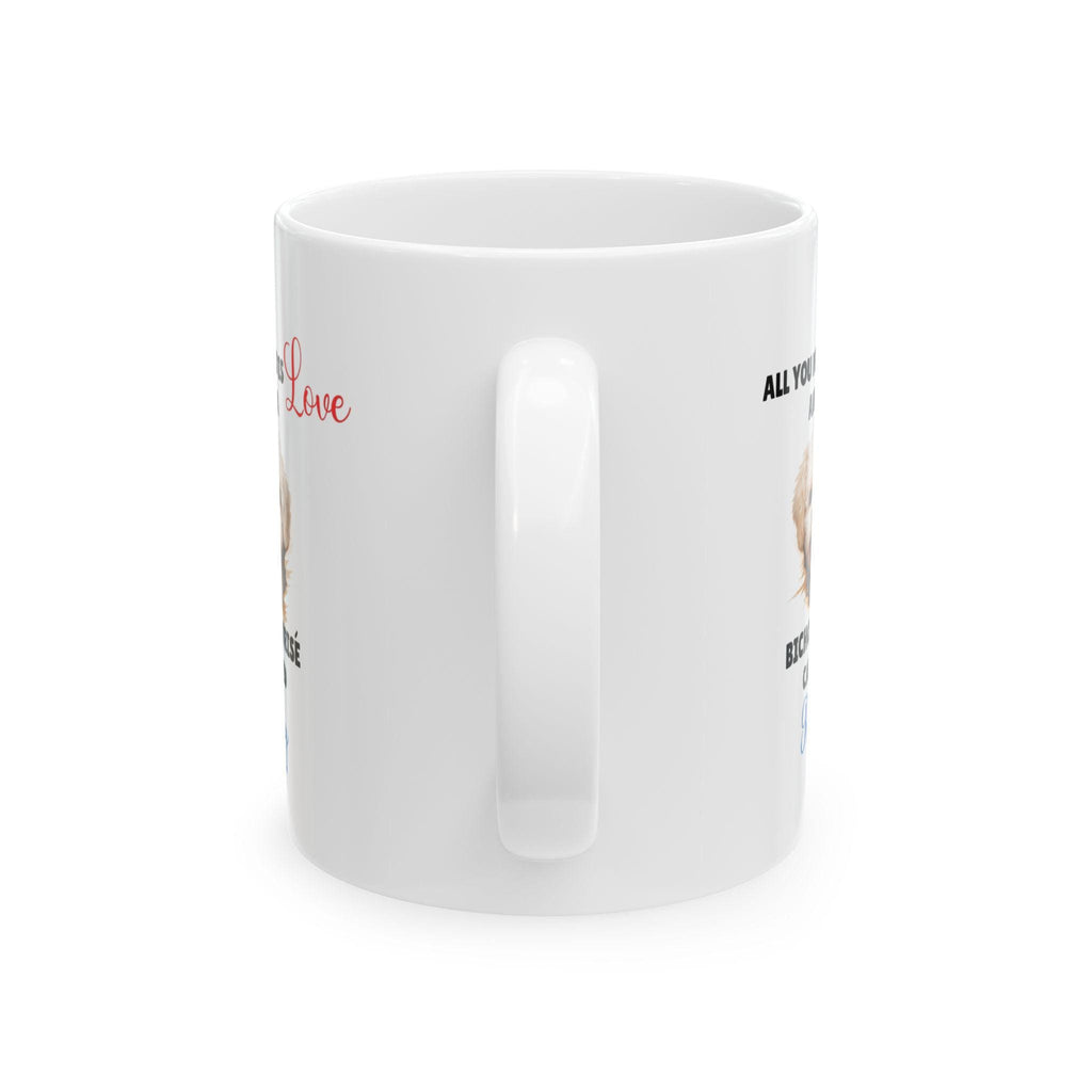 Personalised Bichon Frise Mug: Dog Lover Gift