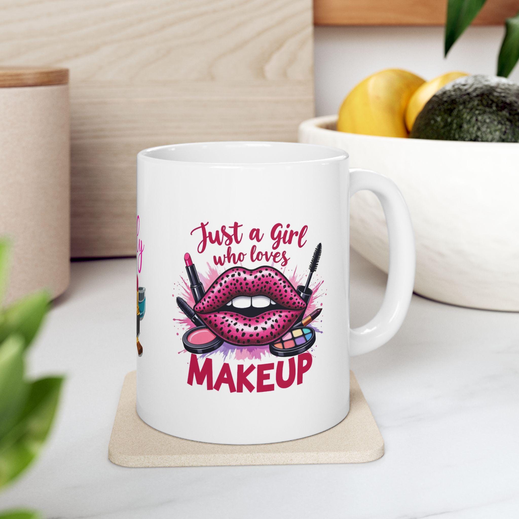 Personalised Makeup Lover Mug, Fun Gift