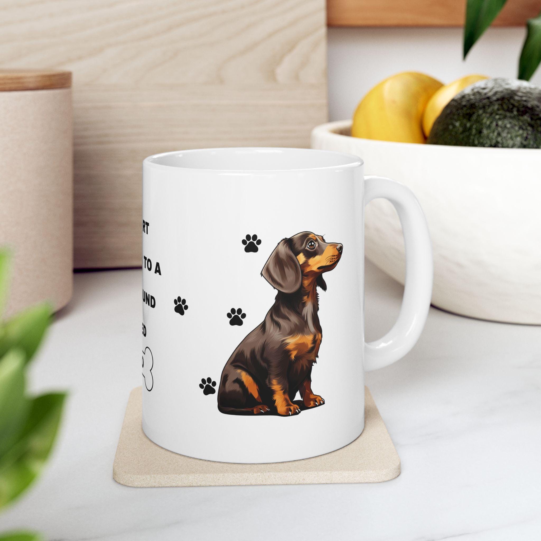 Personalised Dachshund Mug: Dog Lover Gift
