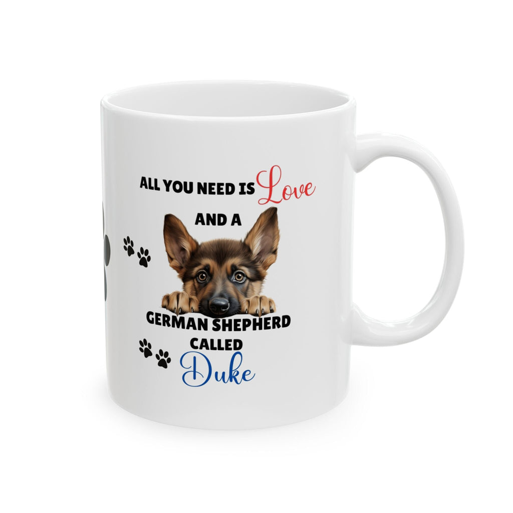 Personalised German Shepherd Mug: Dog Lover Gift