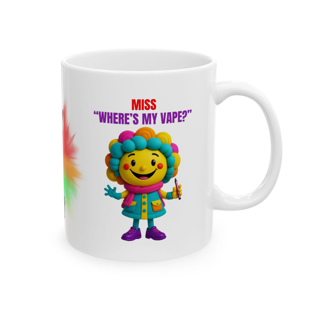 Personalised 'Miss Where's My Vape' Mug: Novelty Gift