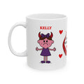 Just a girl who's always horny mug, personalised, love.