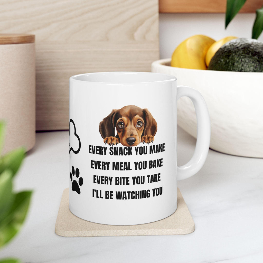 Dachshund personalised i'll be watching you: Dog Lover Gift, funny