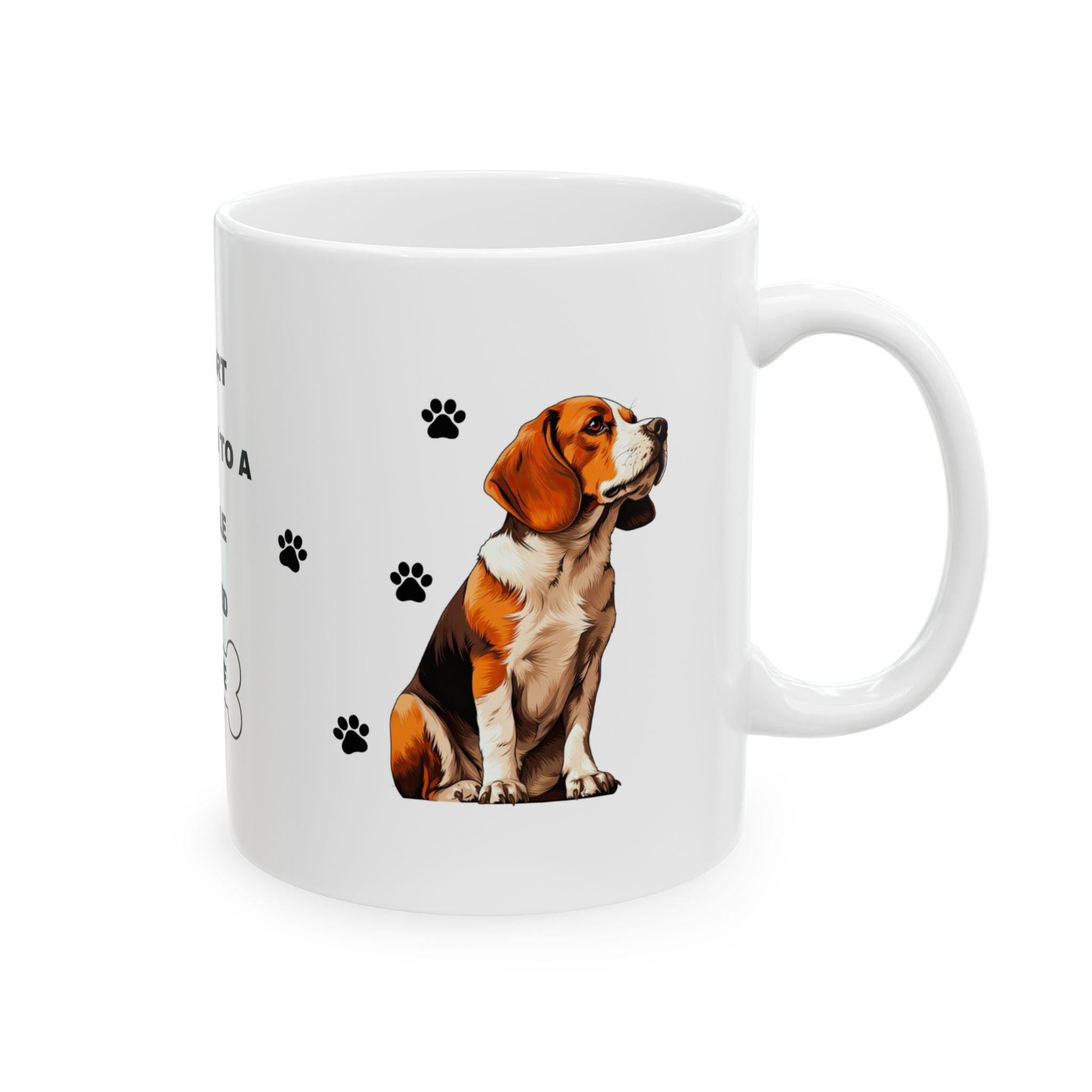Personalised Beagle Mug: Dog Lover Gift