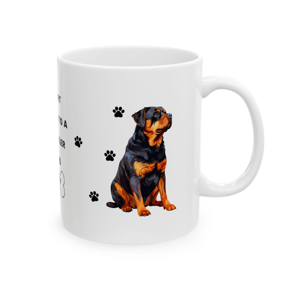 Personalised Rottweiler Dog Mug: Gift for Dog Lover