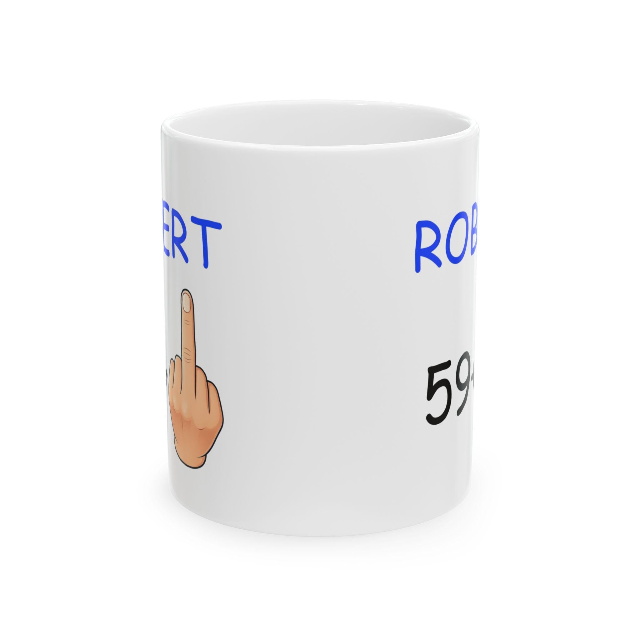 Personalised Funny Birthday Mug, 49+1 or 59+1, Ceramic 11oz