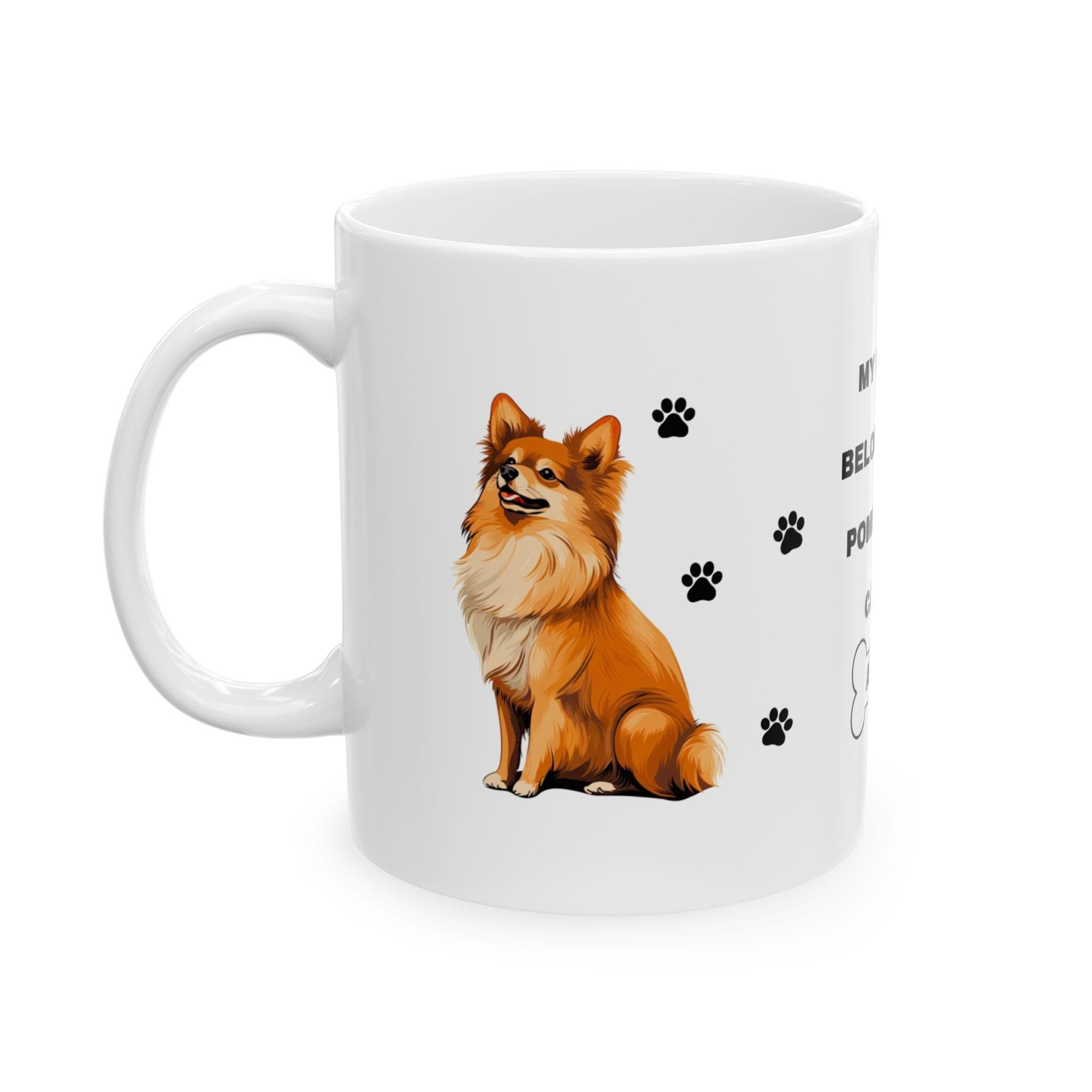 Personalised Pomeranian Dog Mug: Gift for Dog Lovers