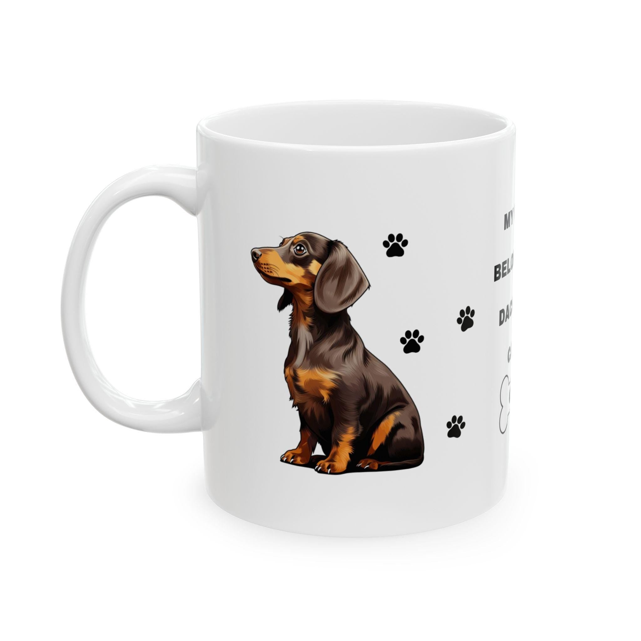 Personalised Dachshund Mug: Dog Lover Gift