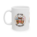 Personalised Coffee Lover Mug, "Just a Girl Who Loves Coffee"