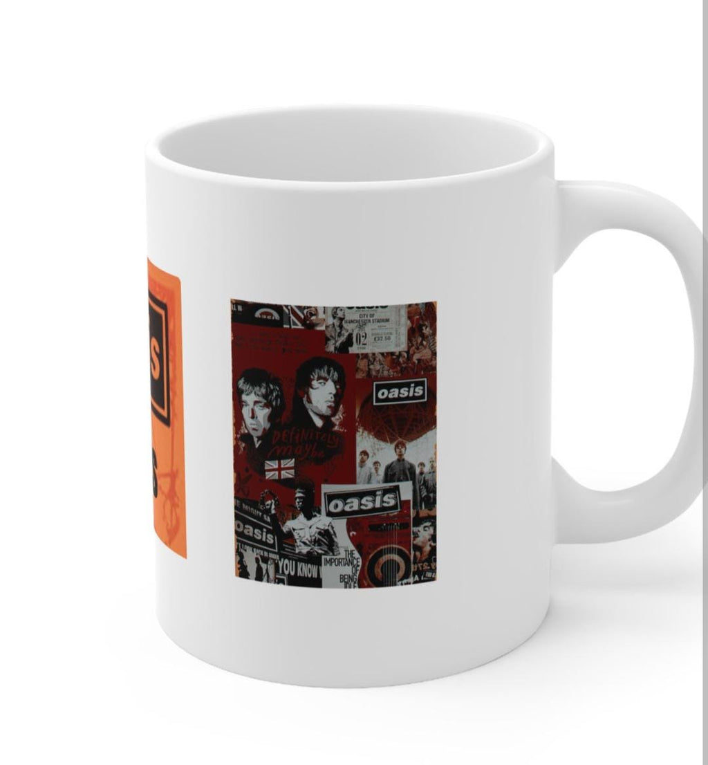 Personalised Oasis Fan Mug: Retro Concert Gift
