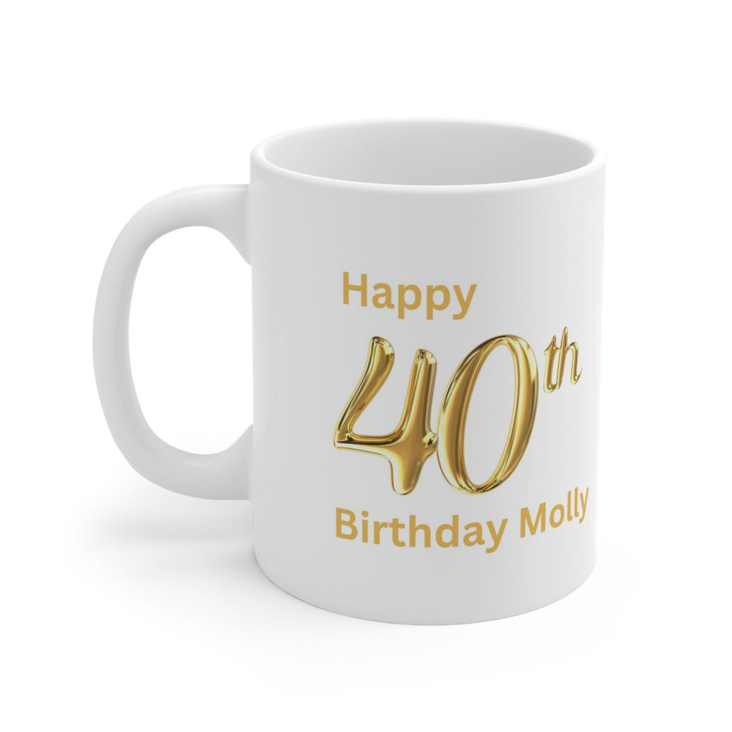Birthday, 40th, 50th, 60th, Her, Him, Witty, Gift, Humour, Coffee, Tea, Birthday, cup