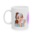 Personalised Skin Care Mug, Girl Who Loves Skincare, Gift