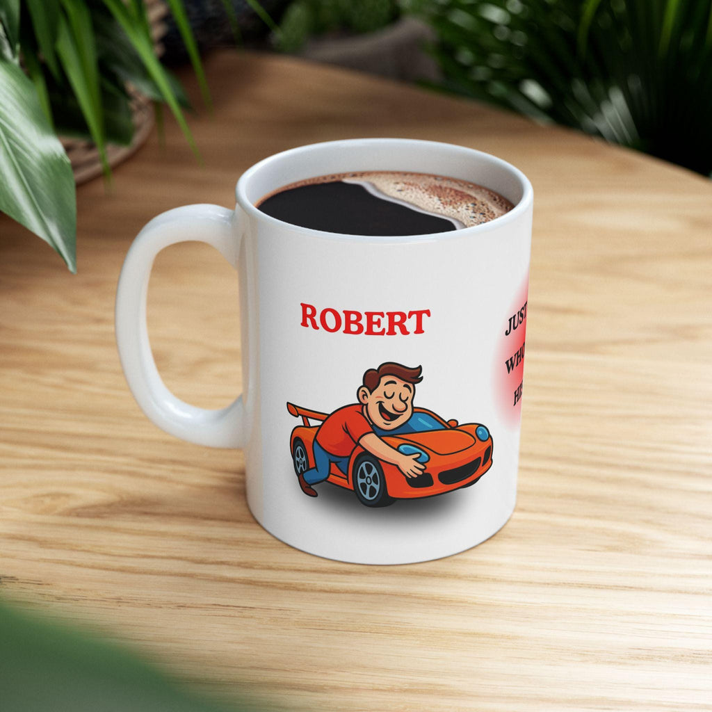 Just a man who loves his car, fun, car lover, personalised
