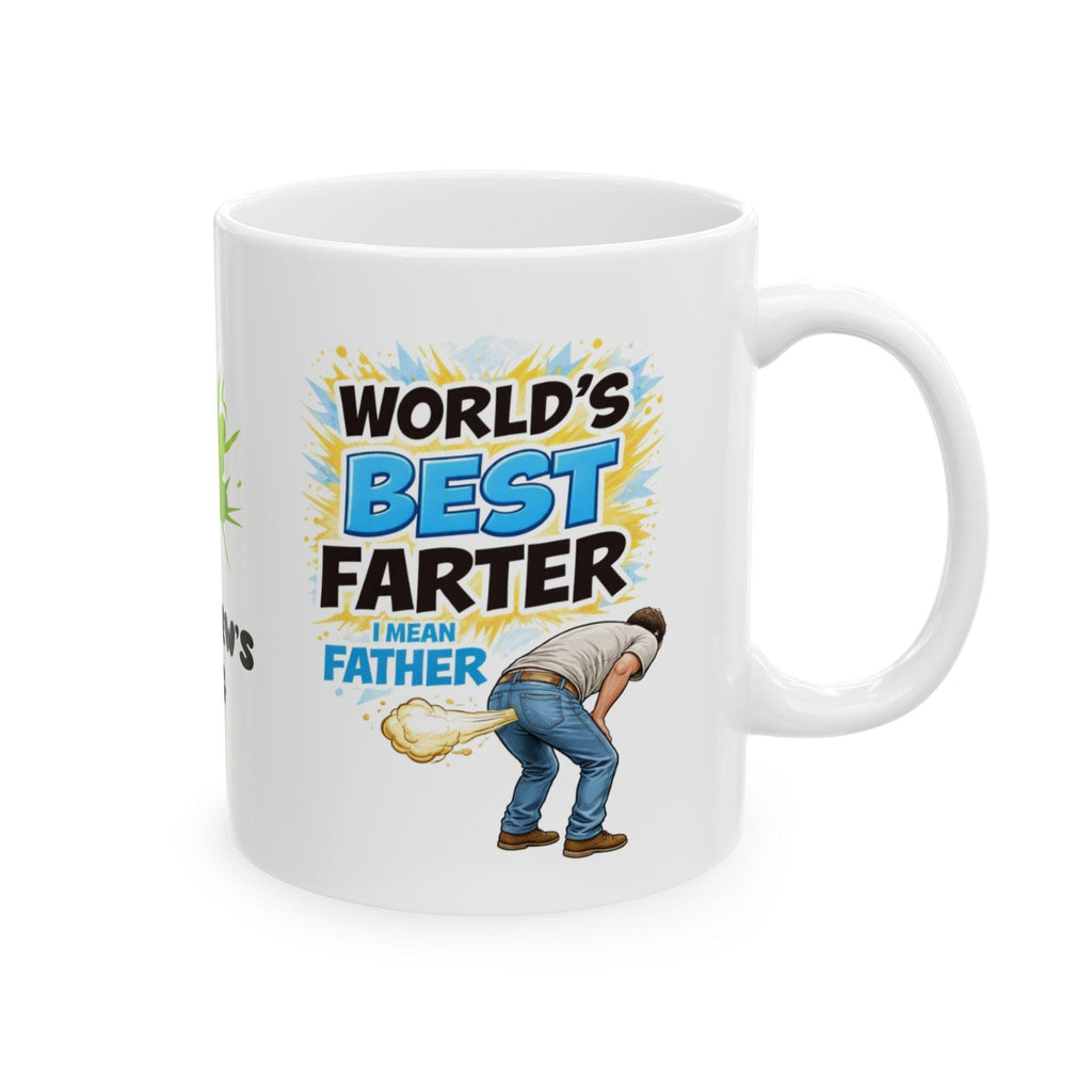 Personalised Father Mug, Funny Farter Dad Gift, Toilet Humor Beverage Cup