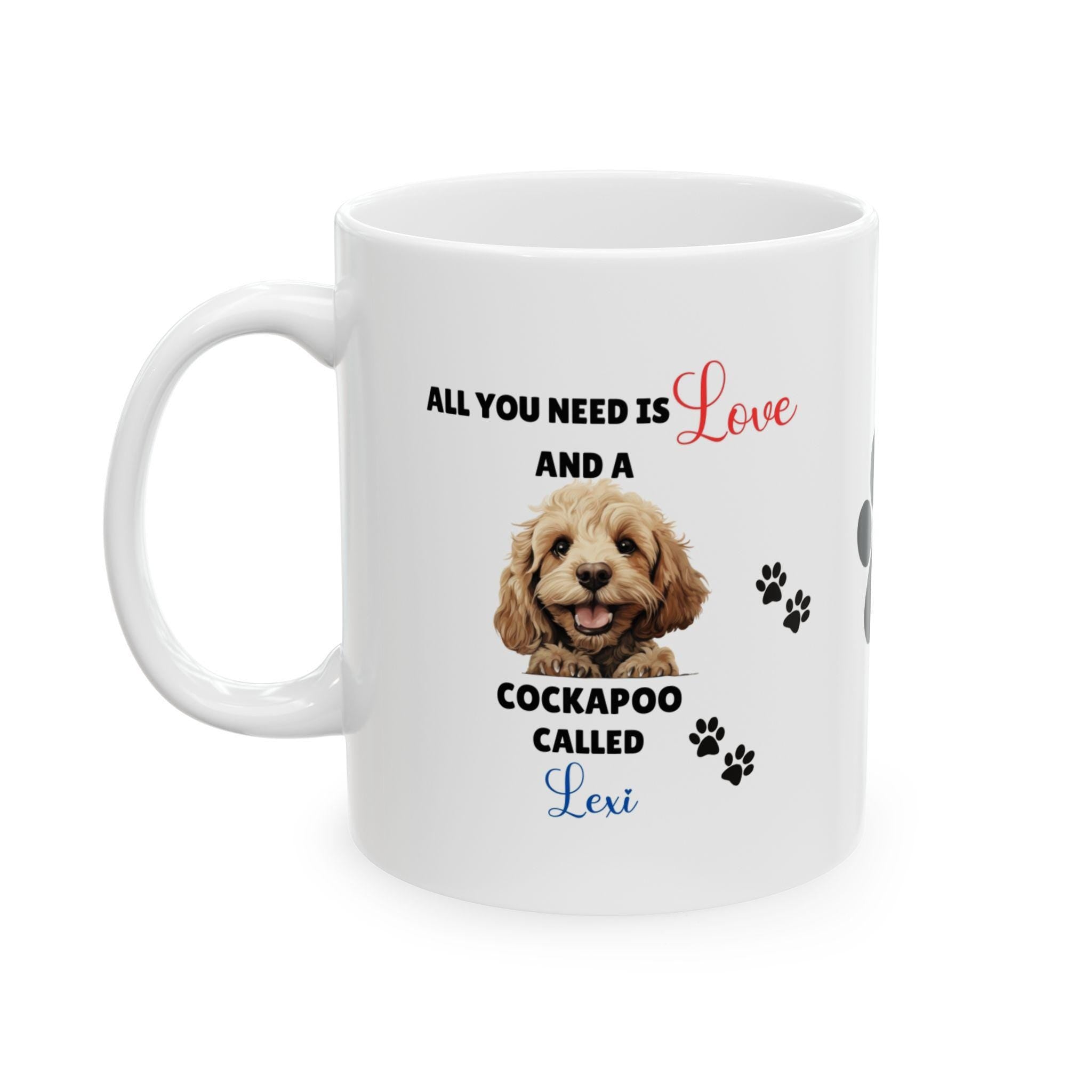 Personalised Cockapoo Mug: Dog Lover Gift