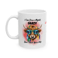 Personalised Highland Cow Mug, Sarcastic Gift