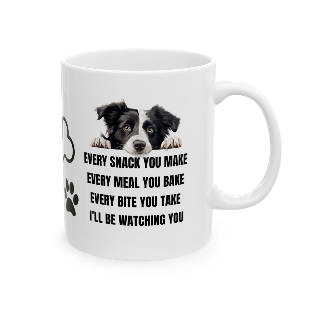Border collie personalised i'll be watching you: Dog Lover Gift, funny