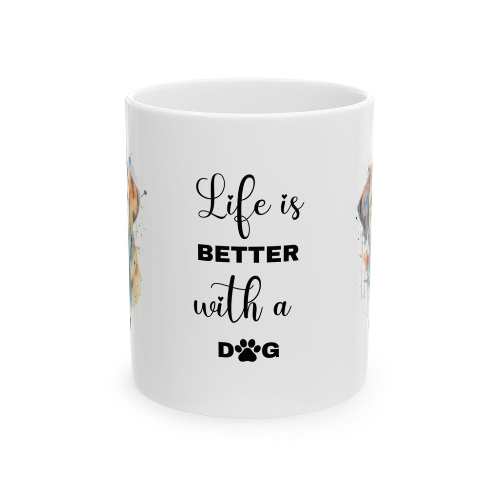 Personalised Labrador Mug: Watercolor Dog Lover Gift