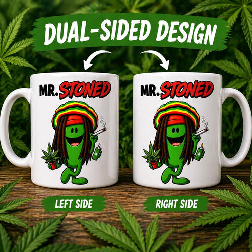 Funny Mr Stoned Mug 11oz Ceramic Coffee Cup