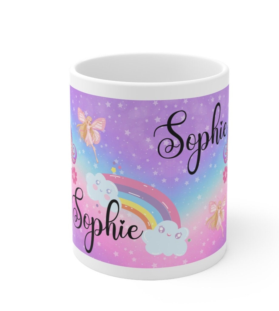 Personalised Unicorn Fairy Mug: Whimsical Gift for Girls