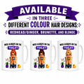Personalised "Miss Always on the Toilet" Funny Coffee Mug, Choice Of Brown, Blonde or Ginger/Redhead Hair, 11oz Ceramic Coffee Cup