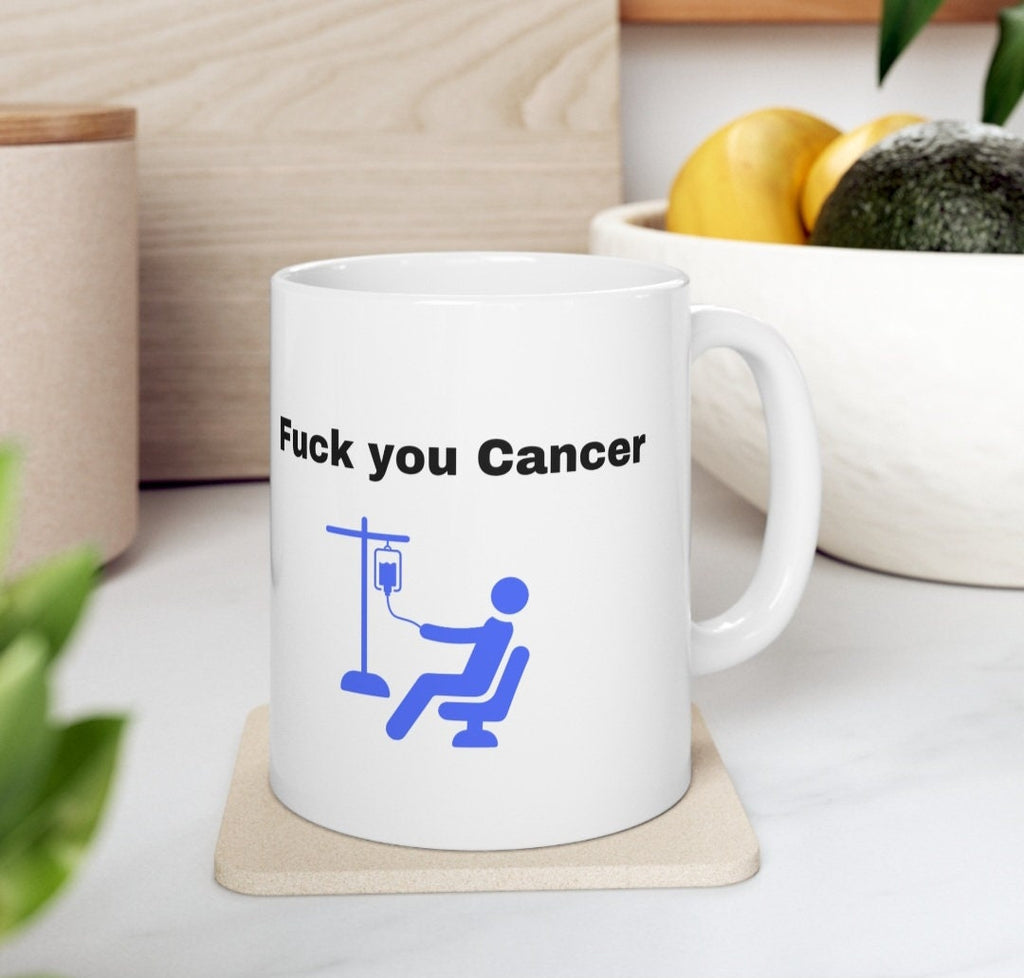 Cancer Mug: Chemotherapy Gift, Light Humor Coffee Cup