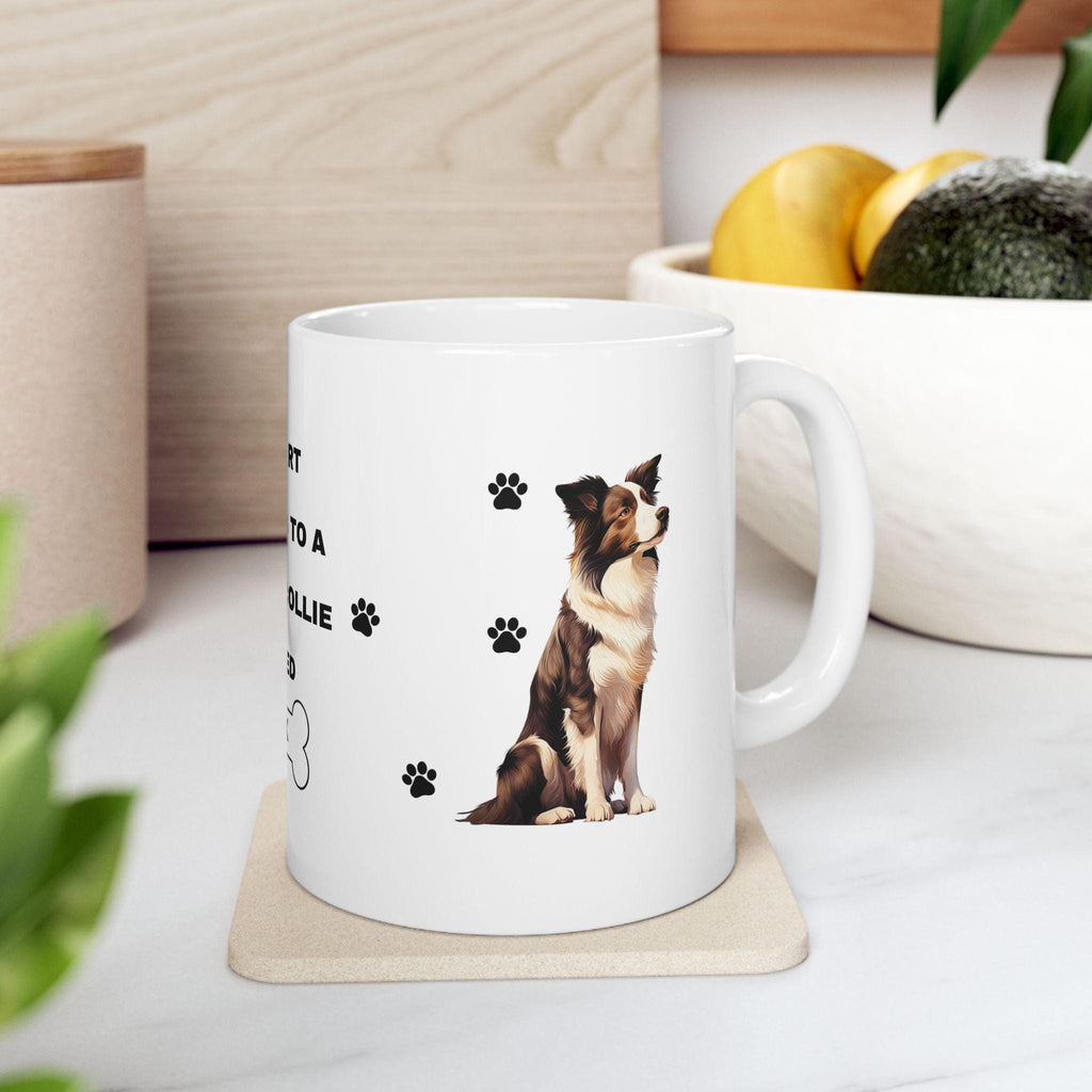 Personalised Border Collie Mug: Dog Lover Gift