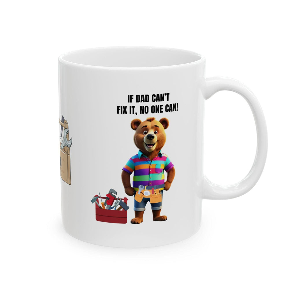 Personalised Dad Mug: If Dad Can't Fix It, No One Can