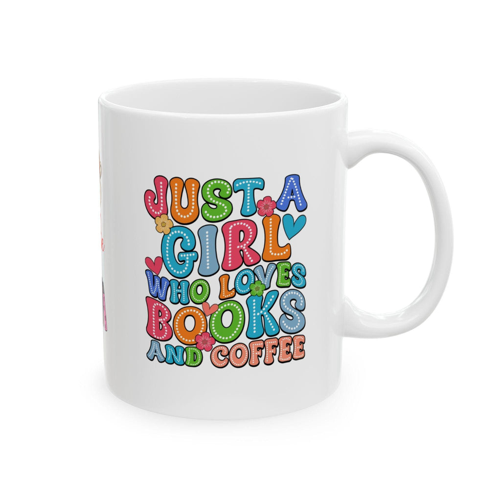 Personalised Book Lover Mug, Coffee and Books Gift