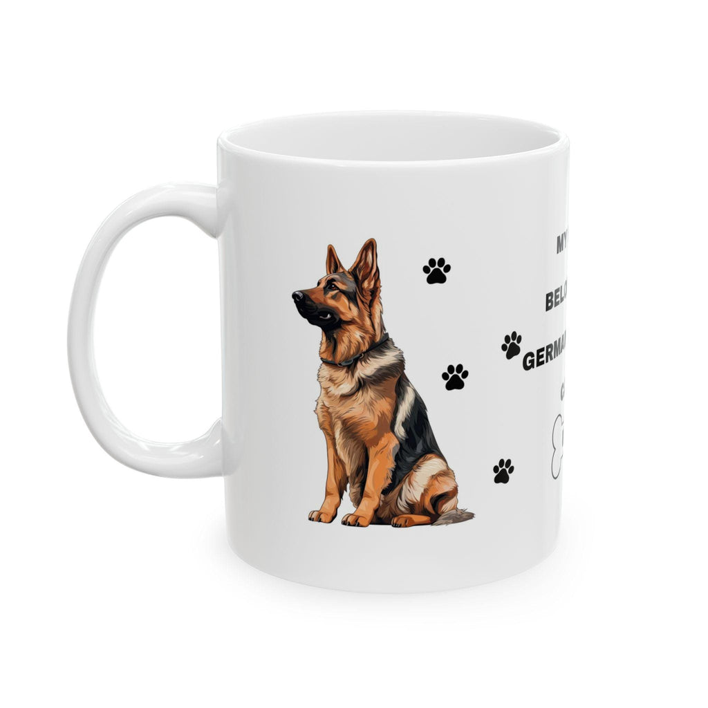 Personalised German Shepherd Mug: Dog Lover Gift