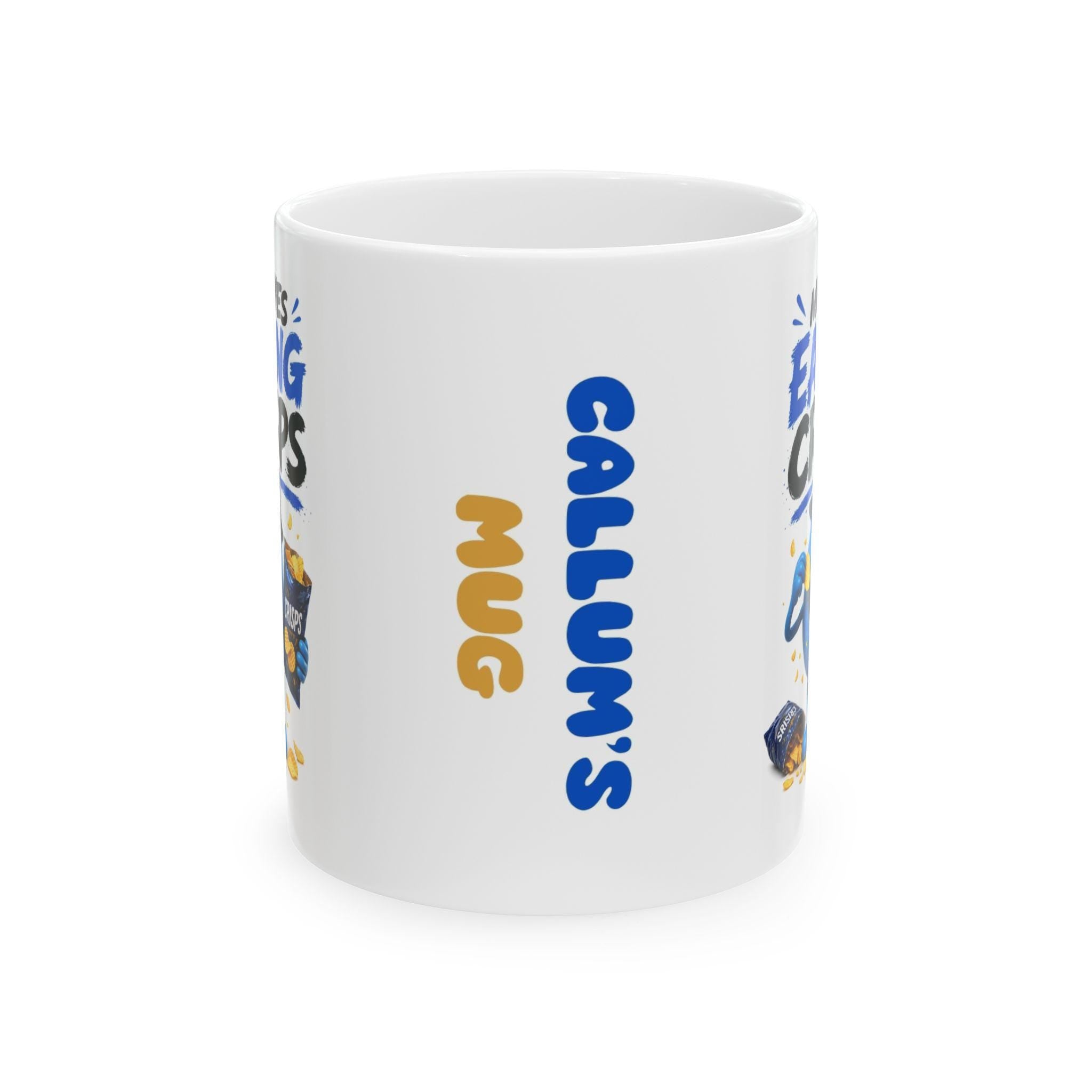 Personalised Mr. Loves Crisps Mug: Fun Snack Gift