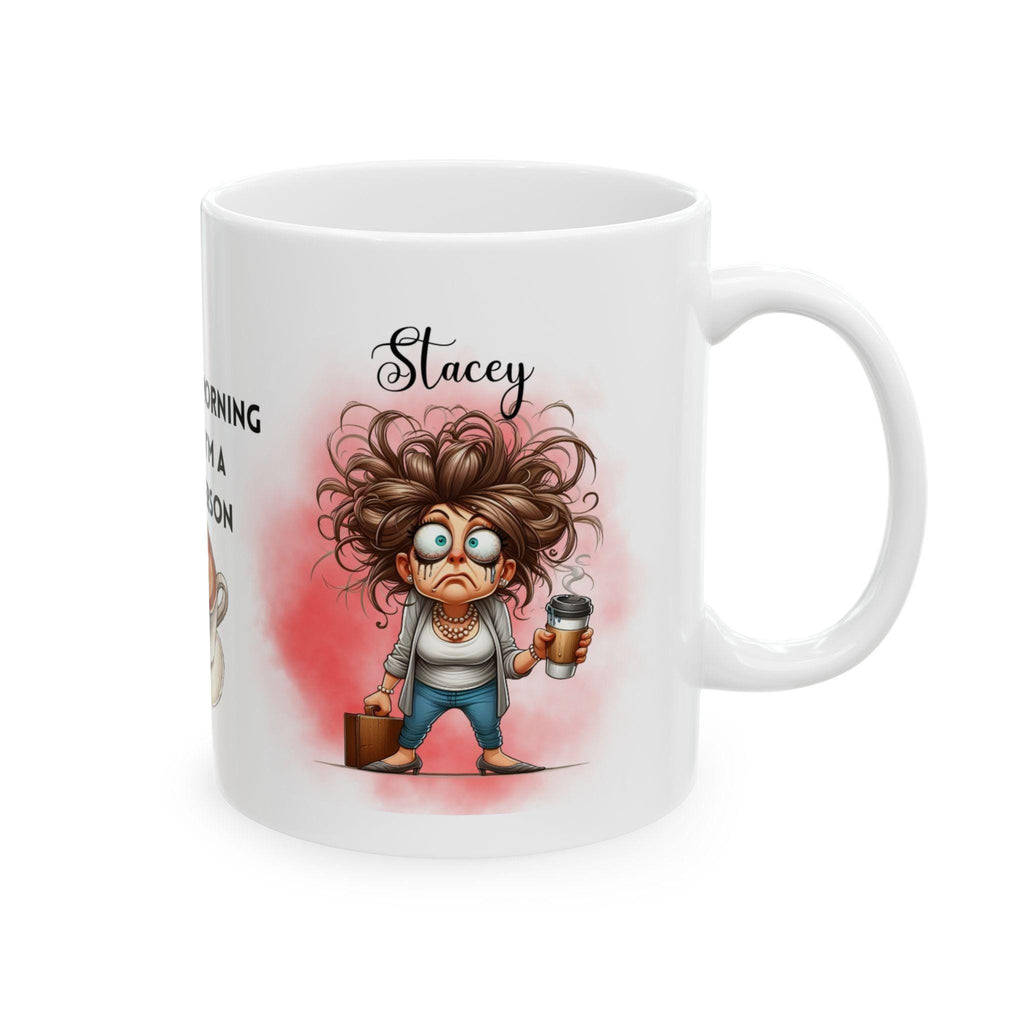Personalised Coffee Mug, Funny Morning Person Gift