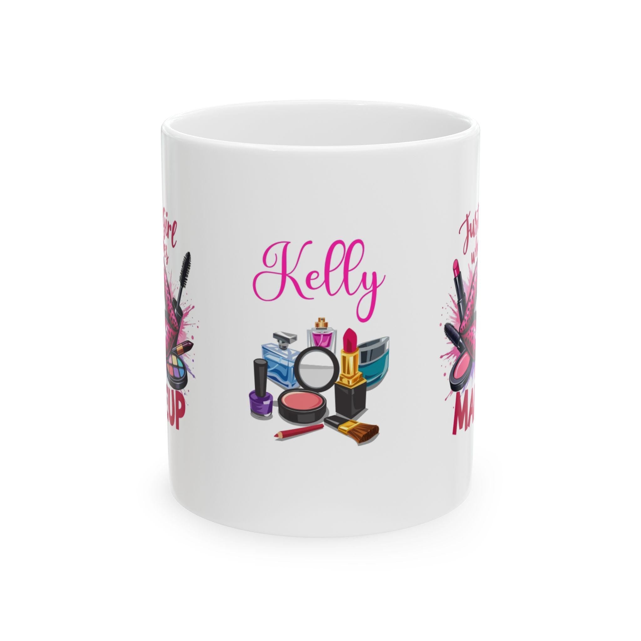 Personalised Makeup Lover Mug, Fun Gift