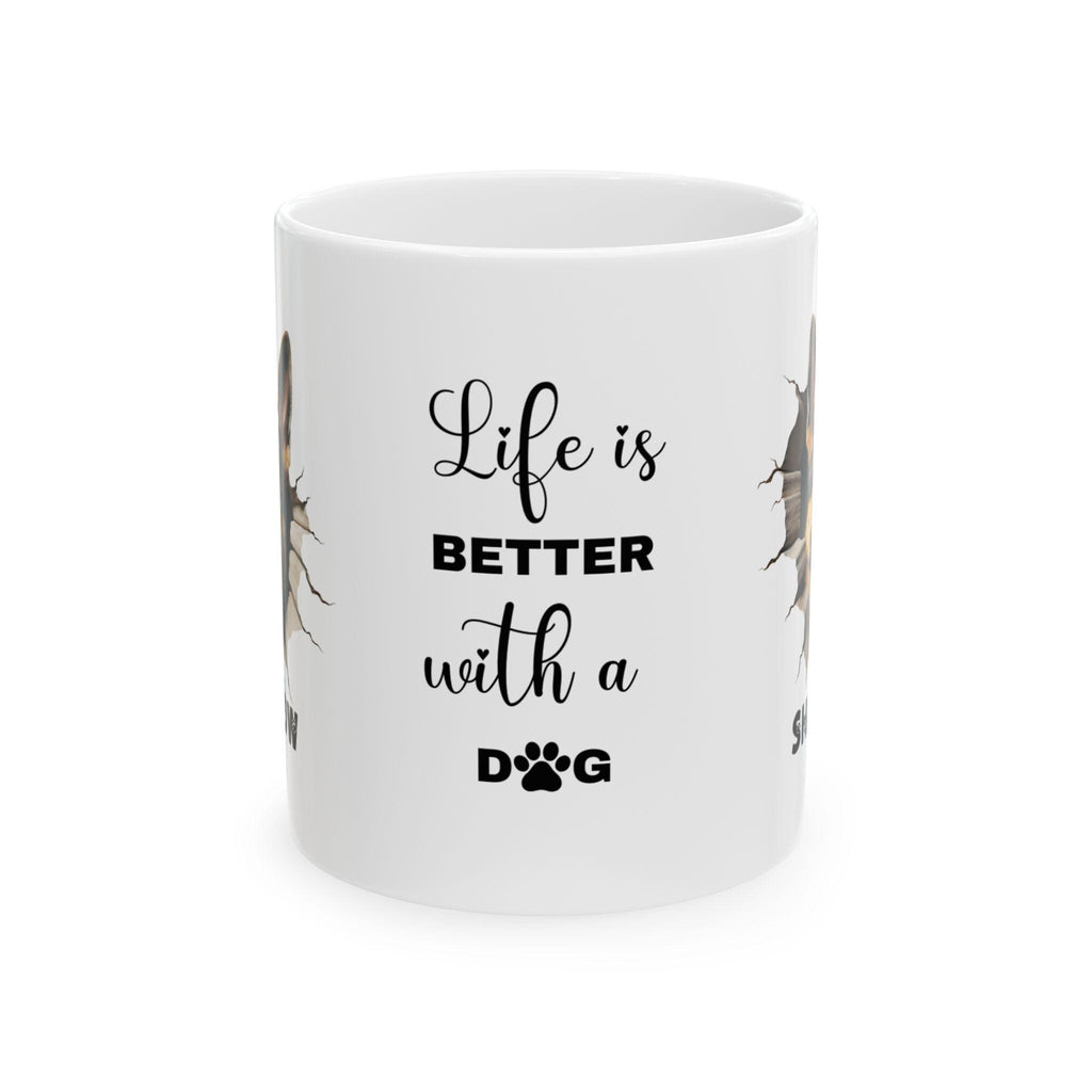 Personalised German Shepherd Mug: 3D Effect Dog Lover Gift