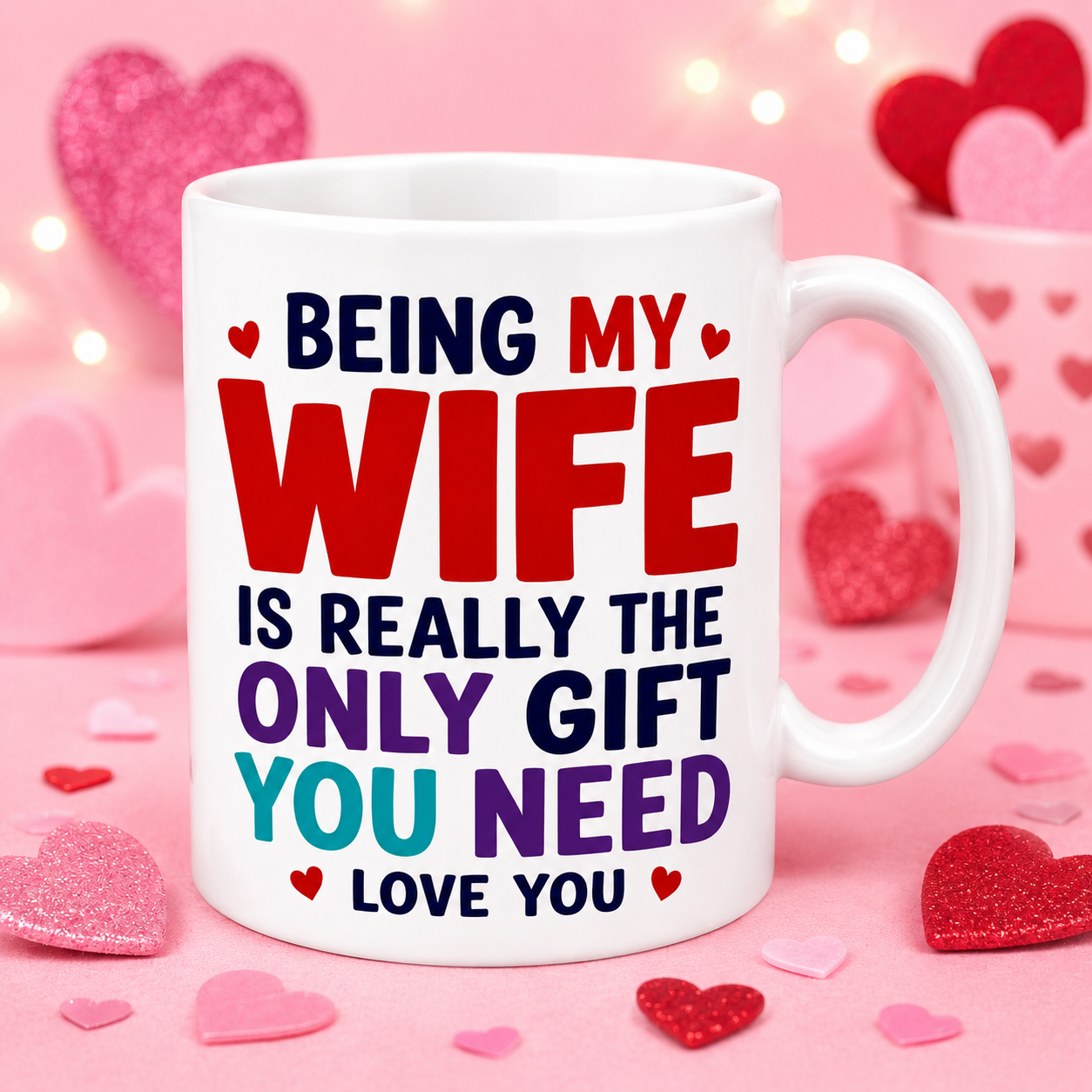 Being my wife mug, funny, Anniversary, Birthday, wedding, gift, 11oz cup.
