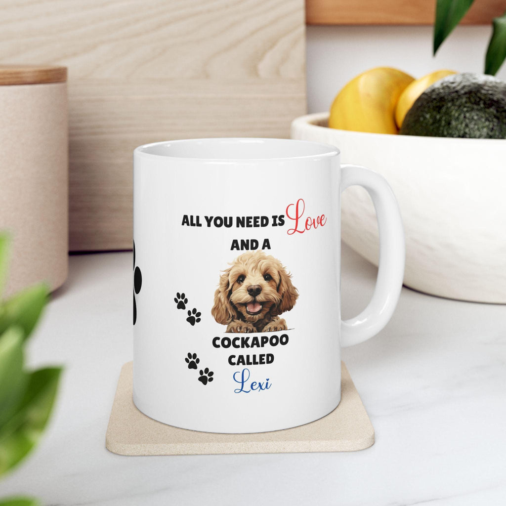 Personalised Cockapoo Mug: Dog Lover Gift