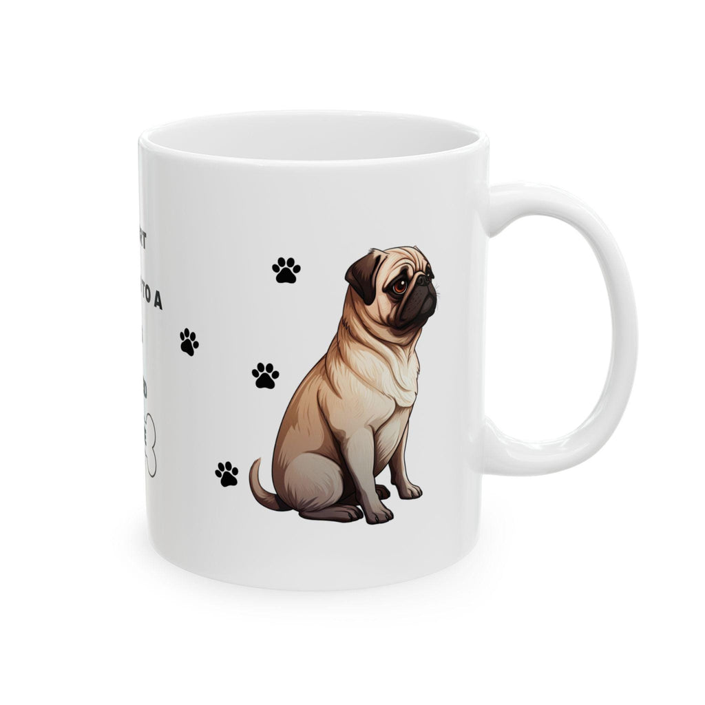 Personalised Pug Dog Mug: Gift for Dog Lovers