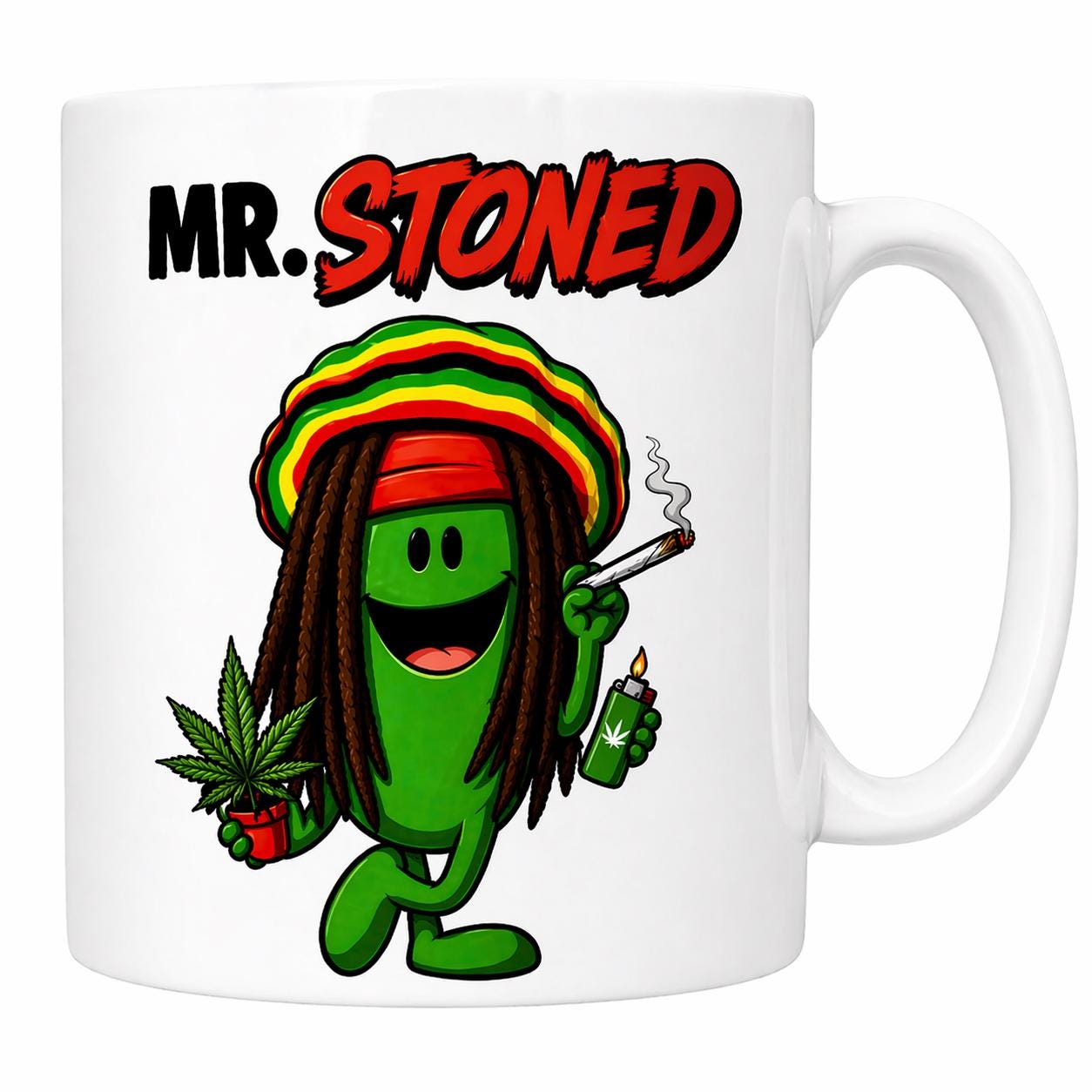 Funny Mr Stoned Mug 11oz Ceramic Coffee Cup