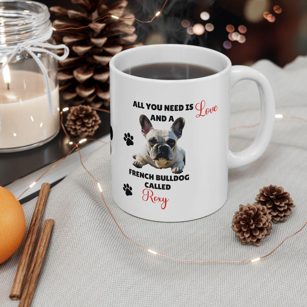 Personalised French Bulldog Mug: Dog Lover Gift