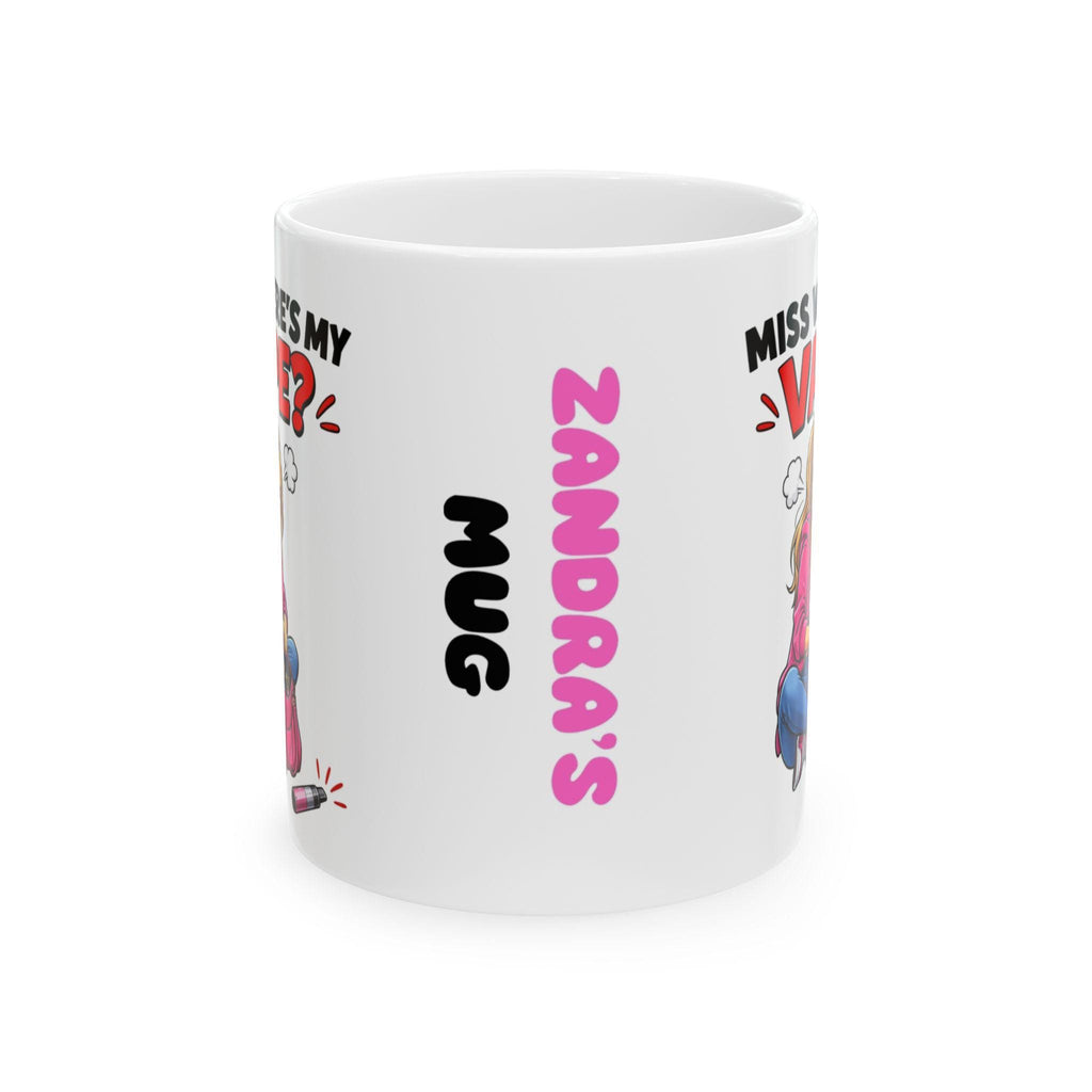 Personalised 'Miss Where's My Vape' Mug - Funny Novelty Gift