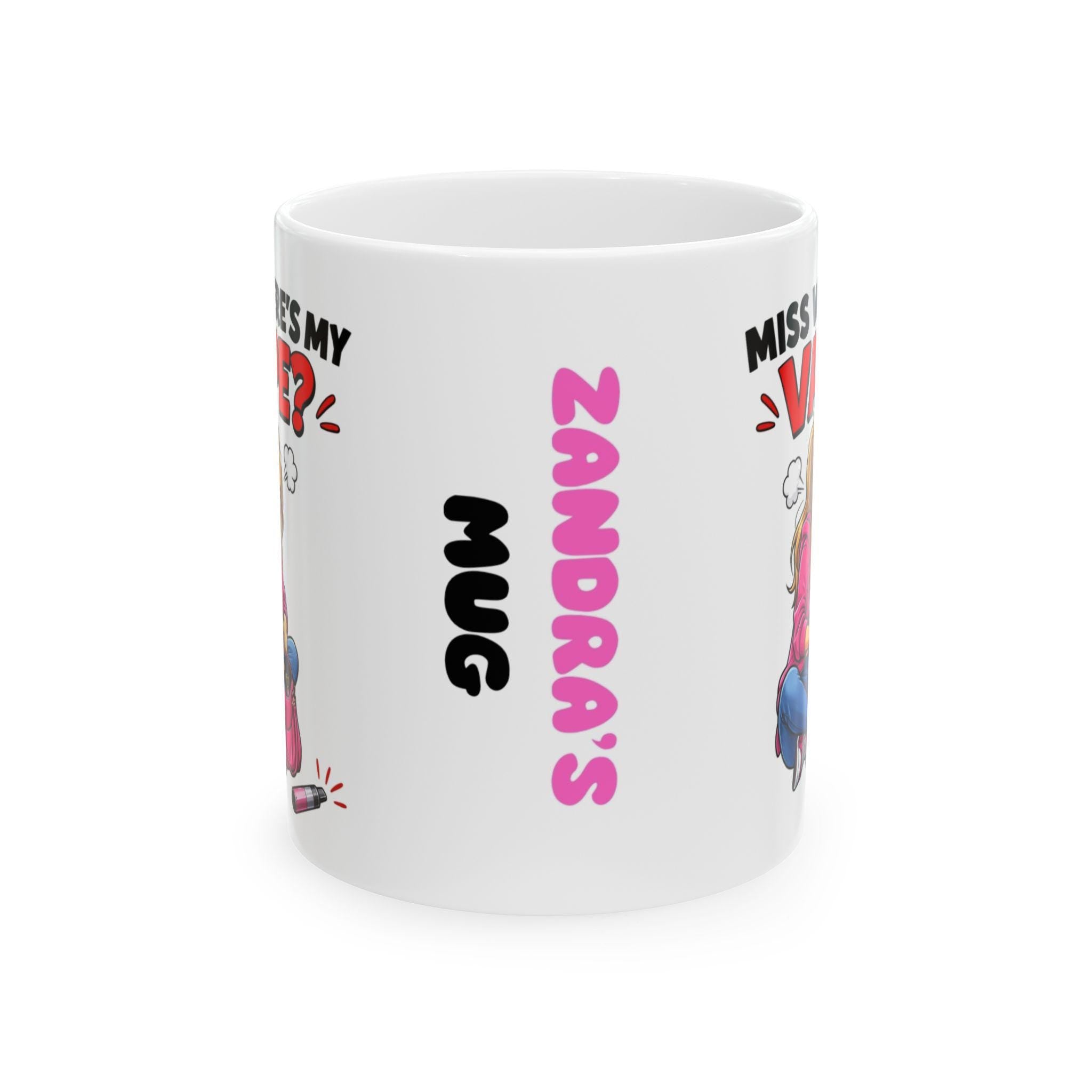 Personalised 'Miss Where's My Vape' Mug - Funny Novelty Gift